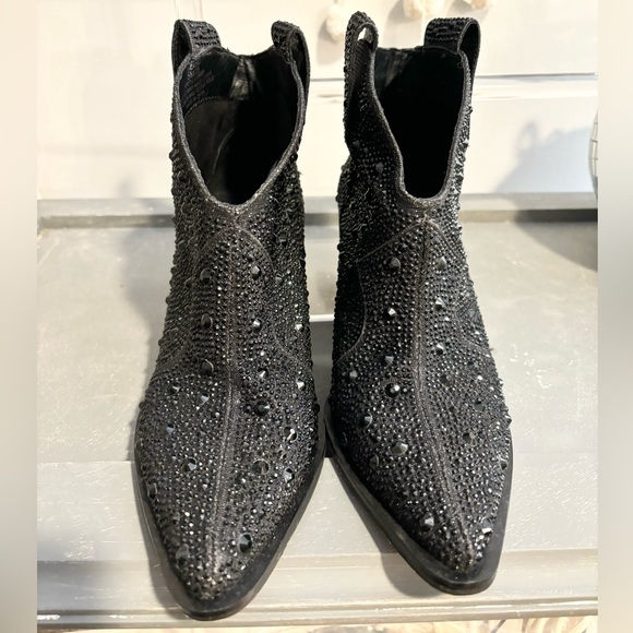 NWOB Jessica Simpson Rhinestone Booties - Picture 6 of 10